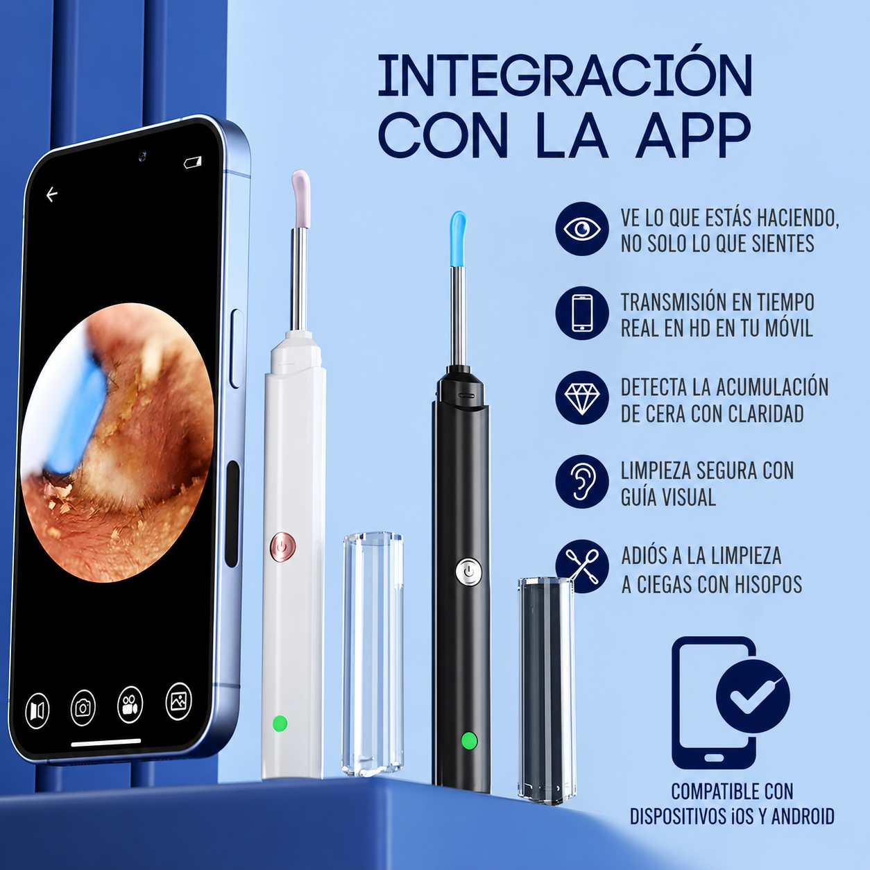 Celveta™ - Limpiador de Oídos con Cámara HD